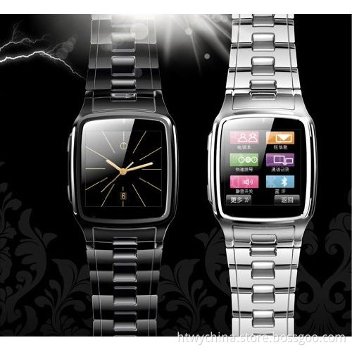 Stainless Steel Case Back Watch Phone for Gentlemen (GC810)
